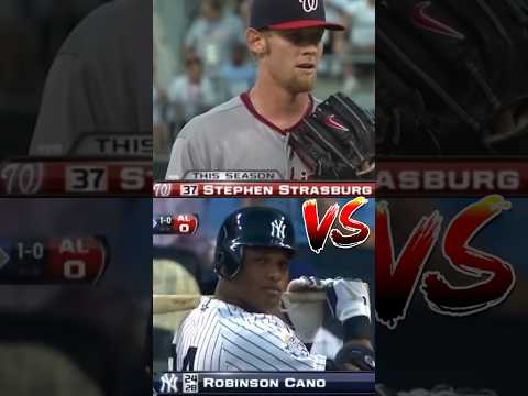 Yankees Robinson Cano VS Nats Strasburg 2012 #MLB All-Star Game #baseball