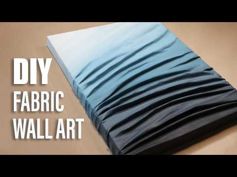 How to create 3D Fabric Wall ART - Step by Step