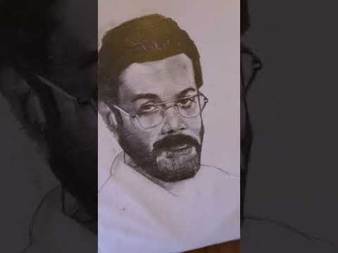 Prasenjit Chatterjee Drawing #shorts #prasenjit #ajogyo #art #music #drawing #sketch #anupamroy