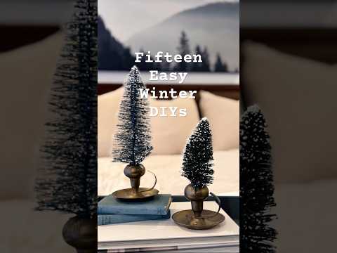 Winter DIYS #winterdecor #diys #winterdiy #wintercrafts #hygge #thriftflips #homediy  #artsandcrafts