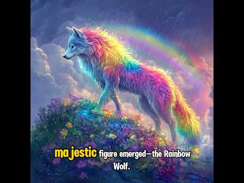 The Rainbow Wolf: A Majestic Guardian of Harmony 🌈🐺