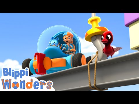 Blippi Vinçleri Keşfediyor 🏗️ Blippi Türkçe - Çocuklar için Eğitici Videolar