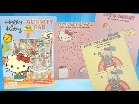 Hello Kitty Puffy Sticker and Activity Pad