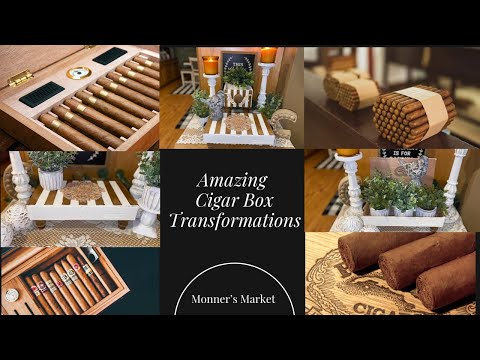 Amazing Cigar Box Transformations - How to turn a cigar box into a, high end, French Country beauty!