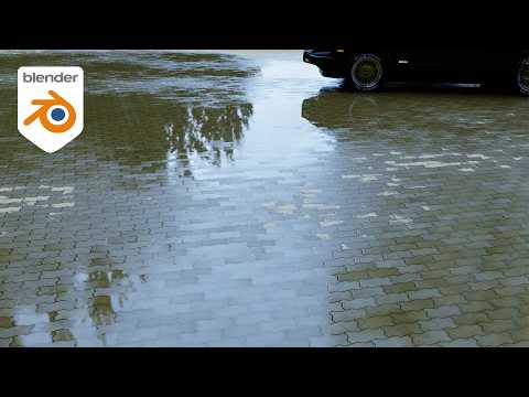 Blender Tutorial: Photorealistic Puddles