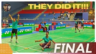 GAJENDRAN/SHIVAM SHARMA VS PRAKASH RAJ/GOUSE SHAIK:YONEX SUNRISE ALL INDIA SENIOR RANKING TOURNAMENT