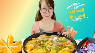 Fish stews with pineapple | Cá chẽm kho khóm | Vietnamese Food | Cooking mukpang