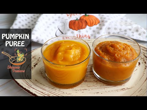 Pumpkin Puree Recipe | How to make Pumpkin Puree (2 ways)