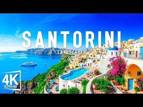 Santorini 4K – Discover the Iconic White-Washed Paradise of the Aegean Sea - 4K Video Ultra HD