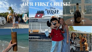 our first cruise on the DISNEY WISH 🚢✨🏝️🐭  Disney Wish 3-Night Bahamian Cruise in 2025!