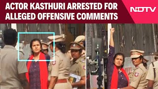 Kasthuri Shankar  | Actor Kasthuri Shankar Arrested Over Alleged Telugu Hate Speech