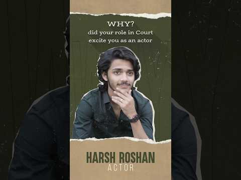 Actor Harsh Roshan @ WHY? Court - A State Vs Nobody Interview | YouWe Media