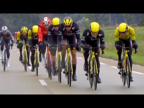 Visma | Lease a Bike EXPLODE Race in Freezing Crosswind | Paris-Nice 2025 Stage 6