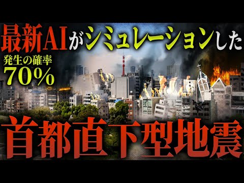 【首都直下地震】発生確率７０％！？AIがシミュレーションした首都直下地震後の日本の末路がゾッとした...