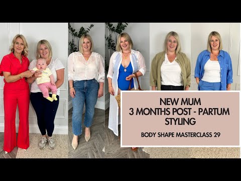 New Mum uk size 16. Body Shape Masterclass 29. Styling Larger Stomach & Boobs.