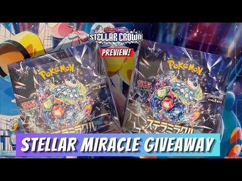 *LIVE*  Japanese sv7 Stellar Miracle Pokemon cards Giveaway!