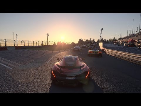 Mclaren P1 Racing in Sunset Nürburgring (Forza Motorsport)