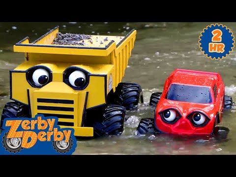 Water Wonders | Splash & Waterfall Marathon | Full Episodes Compilation | Zerby Derby