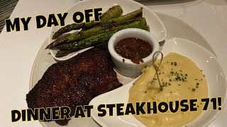 Dining at Steakhouse 71 at the Contemporary Resort!