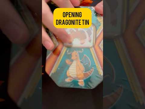 Dragonite tin opening from CVS #pokemoncards #pokemontcg