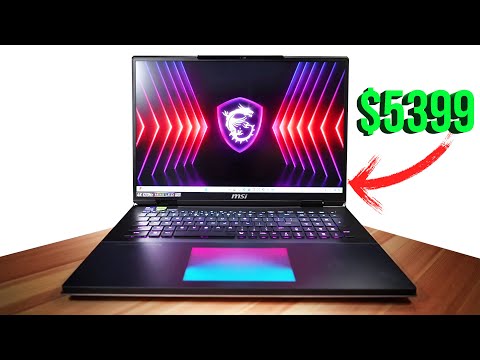 MSI Titan 18HX Ultimate Review! Worth the $5399 Price Tag? Haptic Touchpad, Mech Keys, 4K+ Display!