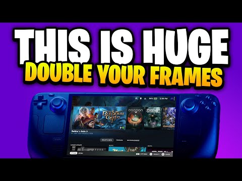 HUGE STEAM DECK UPGRADE - DOUBLE YOUR FRAMERATE WITH FSR 3! Decky Loader Mod