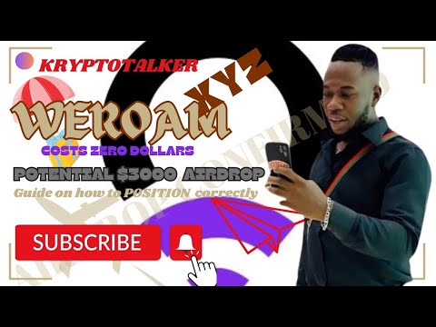 How To Complete WeRoamXYZ Potential $0 Dollar Task Opportunity For Potential $3000 Airdrop Reward