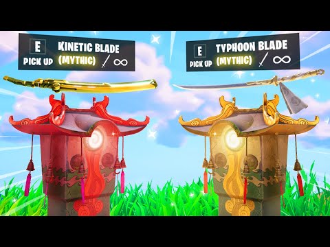 The *KINETIC BLADE vs TYPHOON BLADE* Challenge in Fortnite