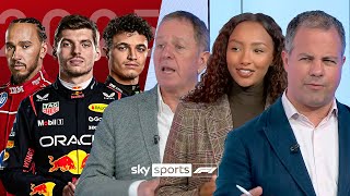 Martin Brundle, Ted Kravitz & Naomi Schiff PREVIEW the new F1 season 🤩