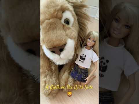 #barbie #barbiedoll #lion #wwf #dollsewing #dollclothes