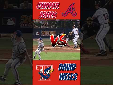 Braves Chipper Jones VS Blue Jays David Wells 2000 #MLB All-Star Game #baseball