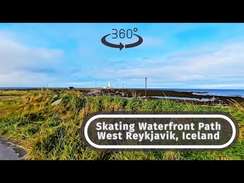 #360 Video - Skating West Reykjavik's Waterfront Path