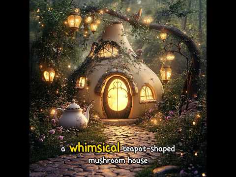 Magical Mushroom House Room Tour 🍄✨ | Fantasy Forest #enchantedforest #magicaljourney #midjourney