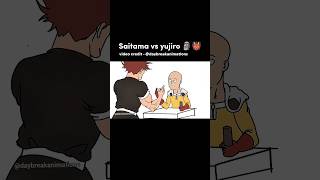 Saitama vs yujiro hanma arm wrestling competition #shorts #anime #saitama #yujiro #badass #moments