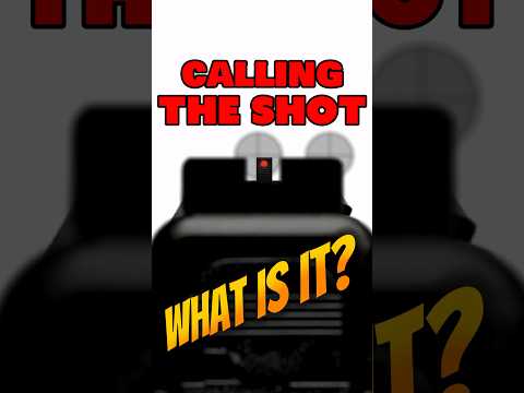 👁️‍🗨️ Calling The SHOT: What is it?  #firearmstraining #practicalshooting