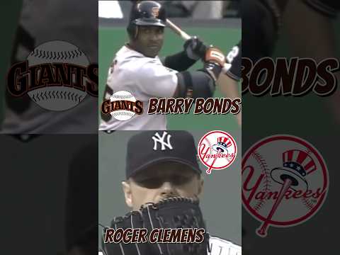 Giants Barry Bonds VS Roger Clemens Yankees 2001 #MLB All-Star Game #baseball