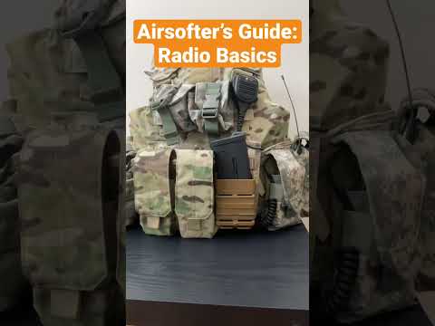 Radio Basics for Airsoft/Milsim #shorts #airsoft