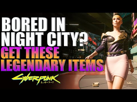 Cyberpunk 2077 Bored In Night City? Get These Legendary Items! (Legendary Clothes) Clothing Location