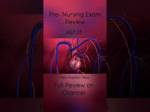 Pre-Nursing Review Exam | Anatomy and Physiology Part 23