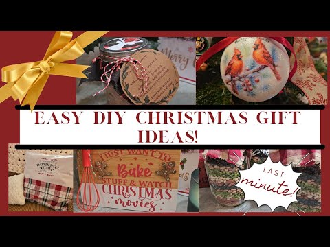 Last Minute Easy DIY Christmas Gifts!