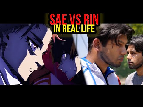 I recreated SAE Itoshi vs Rin Itoshi 😂  Blue Lock Season 2