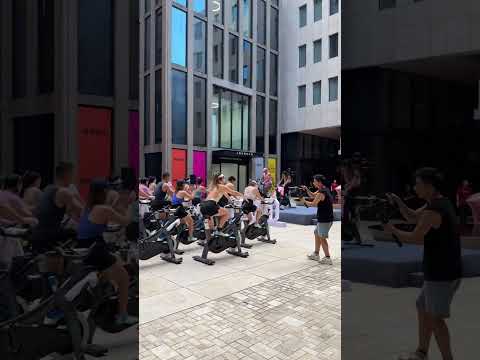 Cycling class in Shanghai #china #shorts