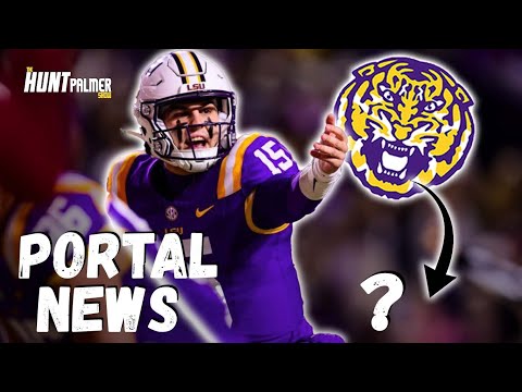 LSU Backup QB AJ Swann Enters Transfer Portal | Tigers ADD ELITE Punter | Transfer Portal News