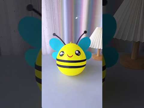 DIY Bee Balloon 🐝 #youtubeshorts #diy #shortvideo #shorts