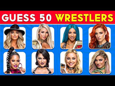 Only 1% Can Guess These 50 WWE Women Superstars ✅