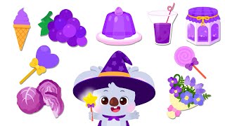 The Purple Fairy’s Magic🍇💜| Kids Songs & Nursery Rhymes | Color Song | Purple Song | Lotty Friends