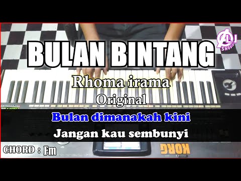 BULAN BINTANG Karaoke Rhoma irama | Korg Pa3x (Chord&Lirik) Nada cowok