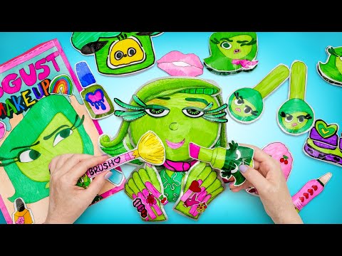 Can We Turn Disgust Into Glam✨? Fun Inside Out Craft Adventure with Slick Slime Sam's Maker World