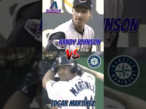 Randy Johnson Against Former Teammate Edgar Martinez 2001 #MLB All-Star Game #baseball