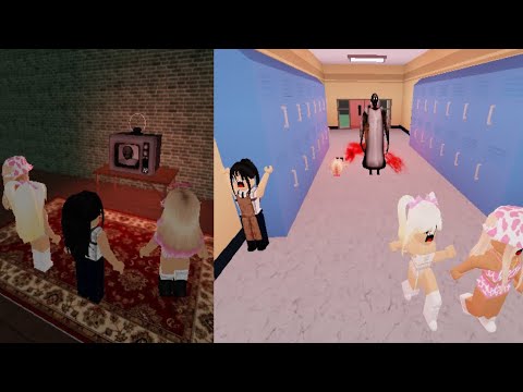 we watched granny’s cursed tape… then she CAME to our school… (roblox scary story)